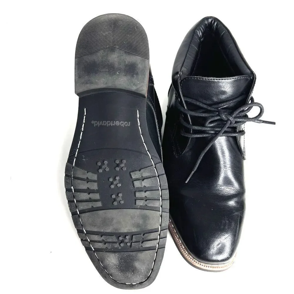 Boots Premium Black oxfords Classic Ankle Lace Up Dress for men size 10M.